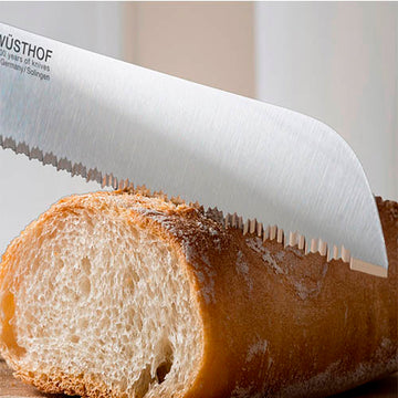 Cuchillo para pan de acero/cafe 23cm Wusthof